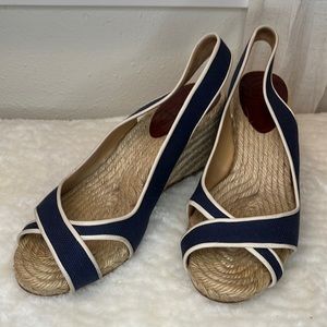❤️SOLD❤️Christian Louboutin Espadrille wedge heels size 38 7.5